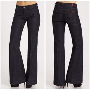 7 For all Mankind Low Rise Bell Bottom Jeans